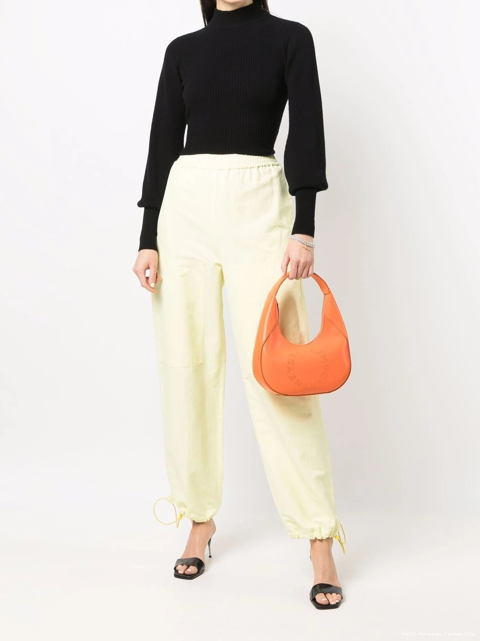 Cheap Women McCartney Stella drawstring cuff pants track 0822